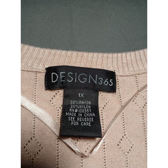 Design 365 Sweater Women's Size 1X - Picture 2 of 7